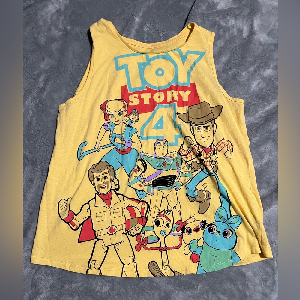 Disney Yellow Toy Story 4 Tank Top